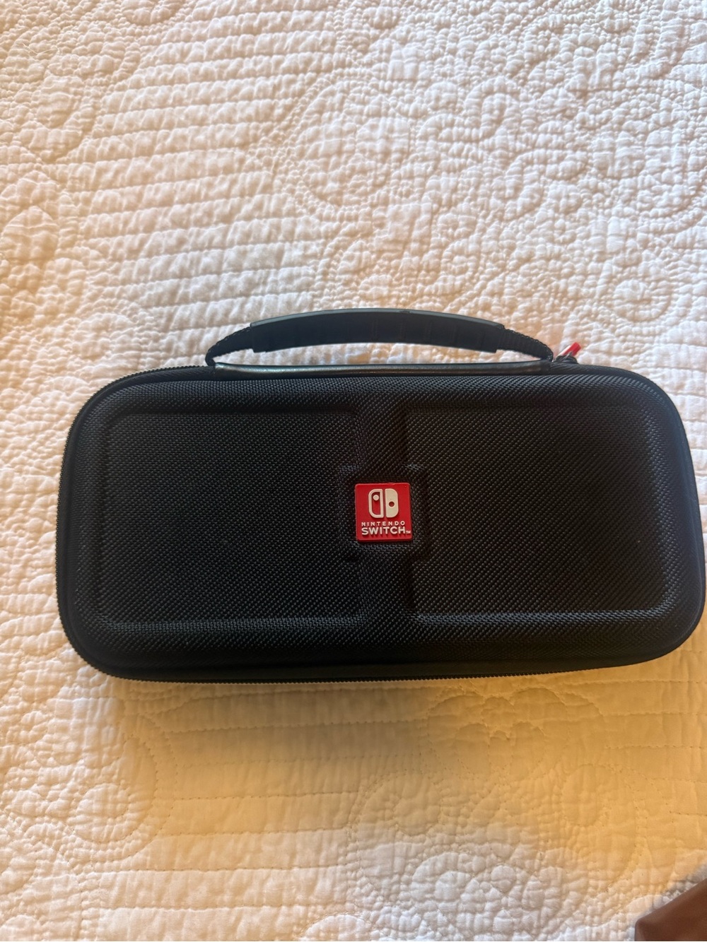 Nintendo Switch Black Carrying Case - Protective Travel Bag for Kids